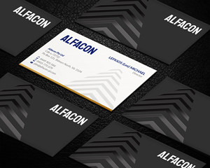 Visitenkarten-Design von LAXMI DESIGNHUB für ALFACON PTY LTD | Design: #30783037