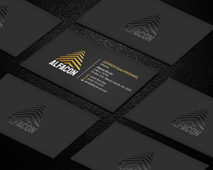 Visitenkarten-Design von LAXMI DESIGNHUB für ALFACON PTY LTD | Design: #30783039