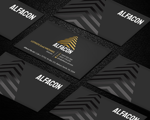 Visitenkarten-Design von LAXMI DESIGNHUB für ALFACON PTY LTD | Design: #30783042