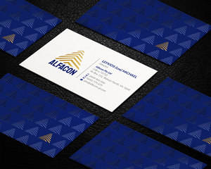Visitenkarten-Design von LAXMI DESIGNHUB für ALFACON PTY LTD | Design: #30783046