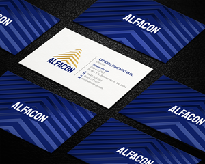 Visitenkarten-Design von LAXMI DESIGNHUB für ALFACON PTY LTD | Design: #30783050