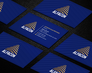 Visitenkarten-Design von LAXMI DESIGNHUB für ALFACON PTY LTD | Design: #30783054