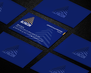 Visitenkarten-Design von LAXMI DESIGNHUB für ALFACON PTY LTD | Design: #30783056