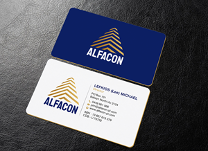Business Card Design by chandrayaan.creative for ALFACON PTY LTD | Design: #30789127