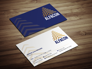 Business Card Design by Magic of Art for ALFACON PTY LTD | Design #30781782