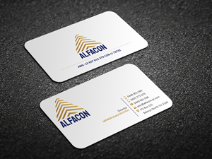 Business Card Design by Magic of Art for ALFACON PTY LTD | Design: #30781785