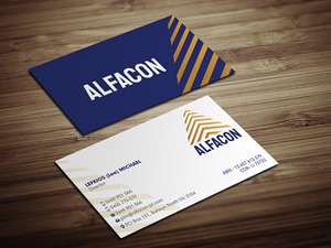 Business Card Design by Magic of Art for ALFACON PTY LTD | Design: #30781786