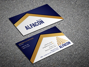 Business Card Design by Magic of Art for ALFACON PTY LTD | Design: #30782597