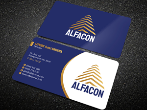 Business Card Design by Uttom 2 for ALFACON PTY LTD | Design: #30778986