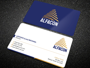 Business Card Design by Uttom 2 for ALFACON PTY LTD | Design: #30778990