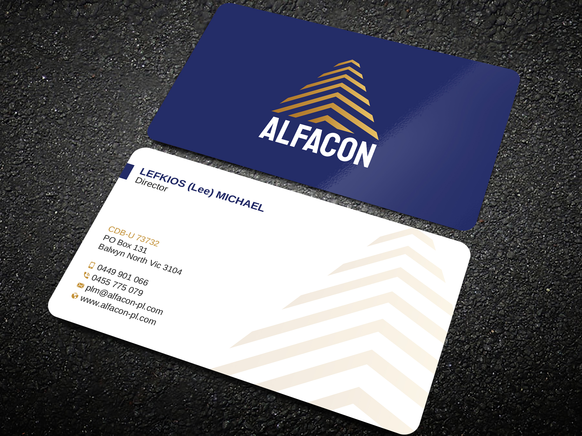 Business Card Design by Uttom 2 for ALFACON PTY LTD | Design #30778991