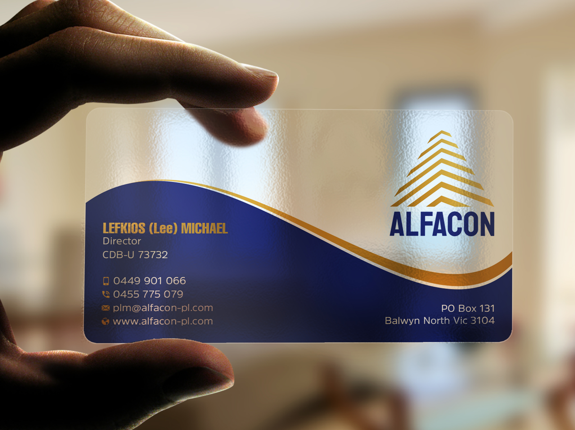 Visitenkarten-Design von Uttom 2 für ALFACON PTY LTD | Design #30779146