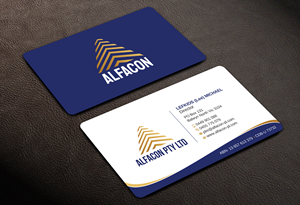 Visitenkarten-Design von Uttom 2 für ALFACON PTY LTD | Design: #30785271