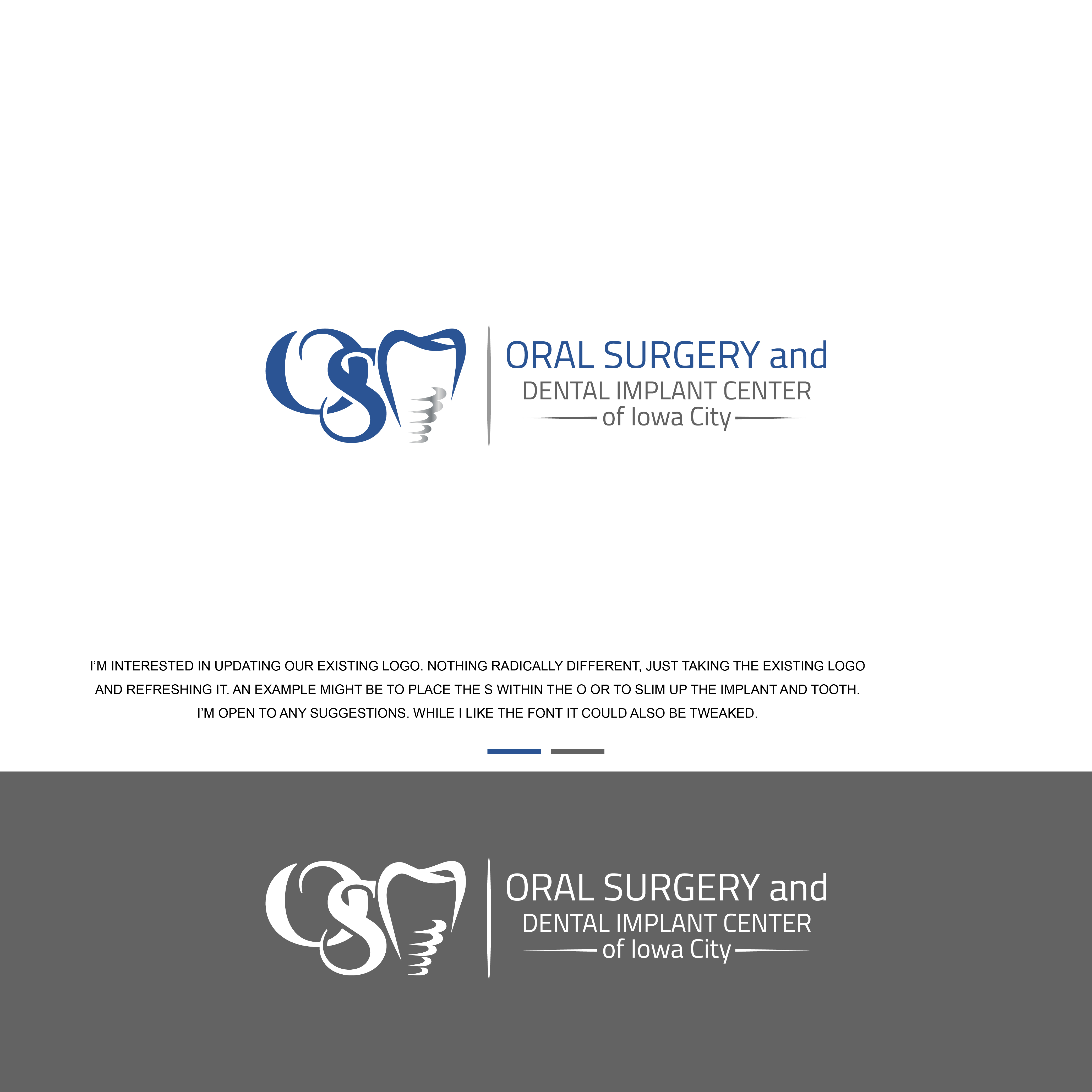 Logo Design by Murtaza Abdullah for Oral Surgery Associates of Iowa City | Design #30785389