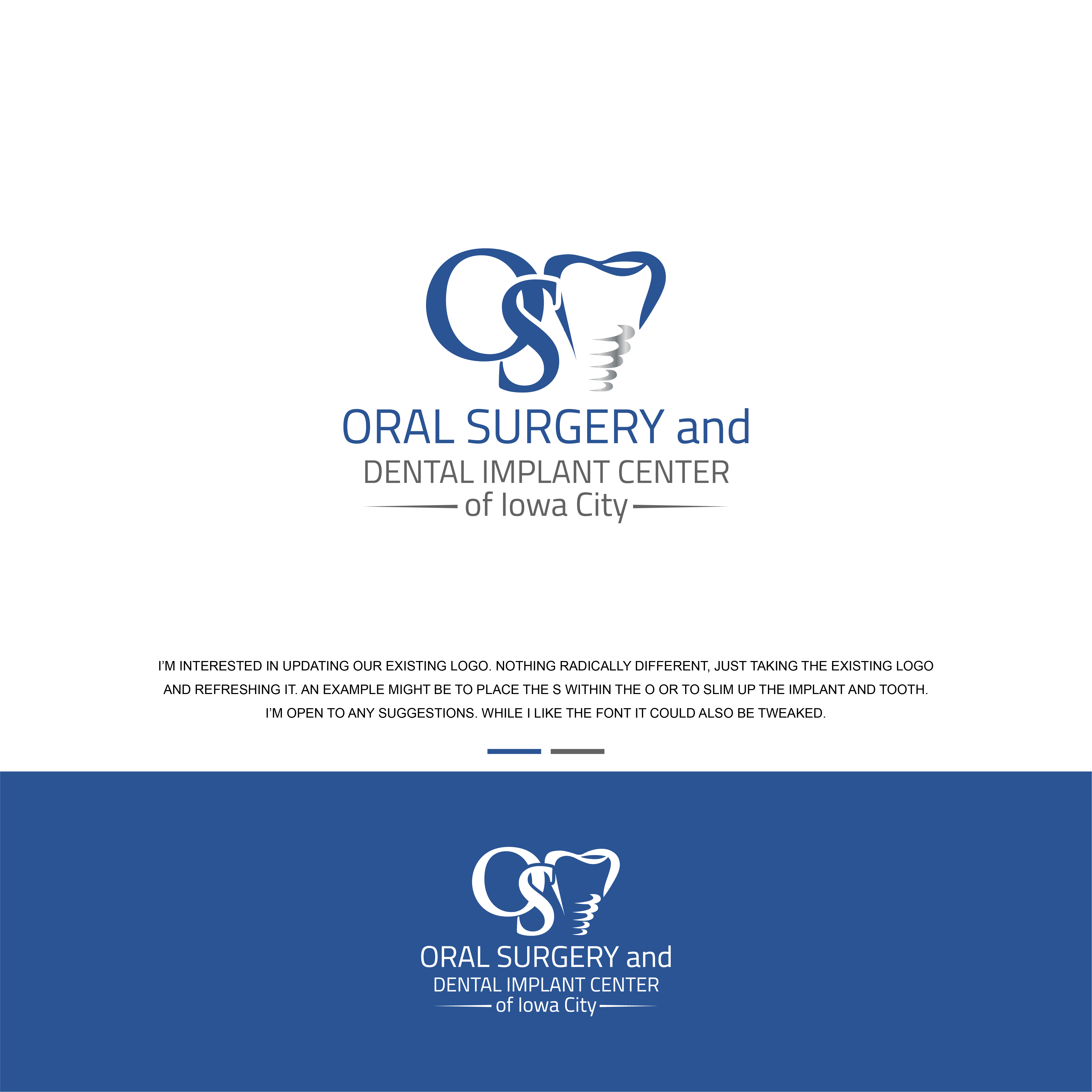 Logo Design by Murtaza Abdullah for Oral Surgery Associates of Iowa City | Design #30785390