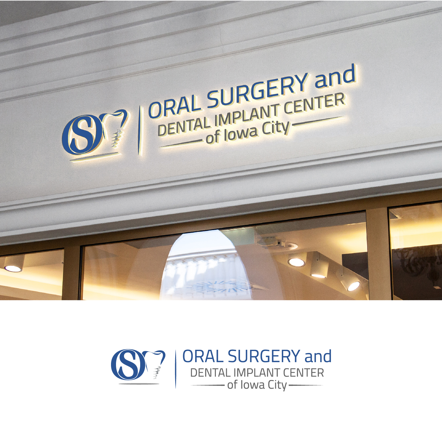 Logo Design by S.H Designs for Oral Surgery Associates of Iowa City | Design #30777992