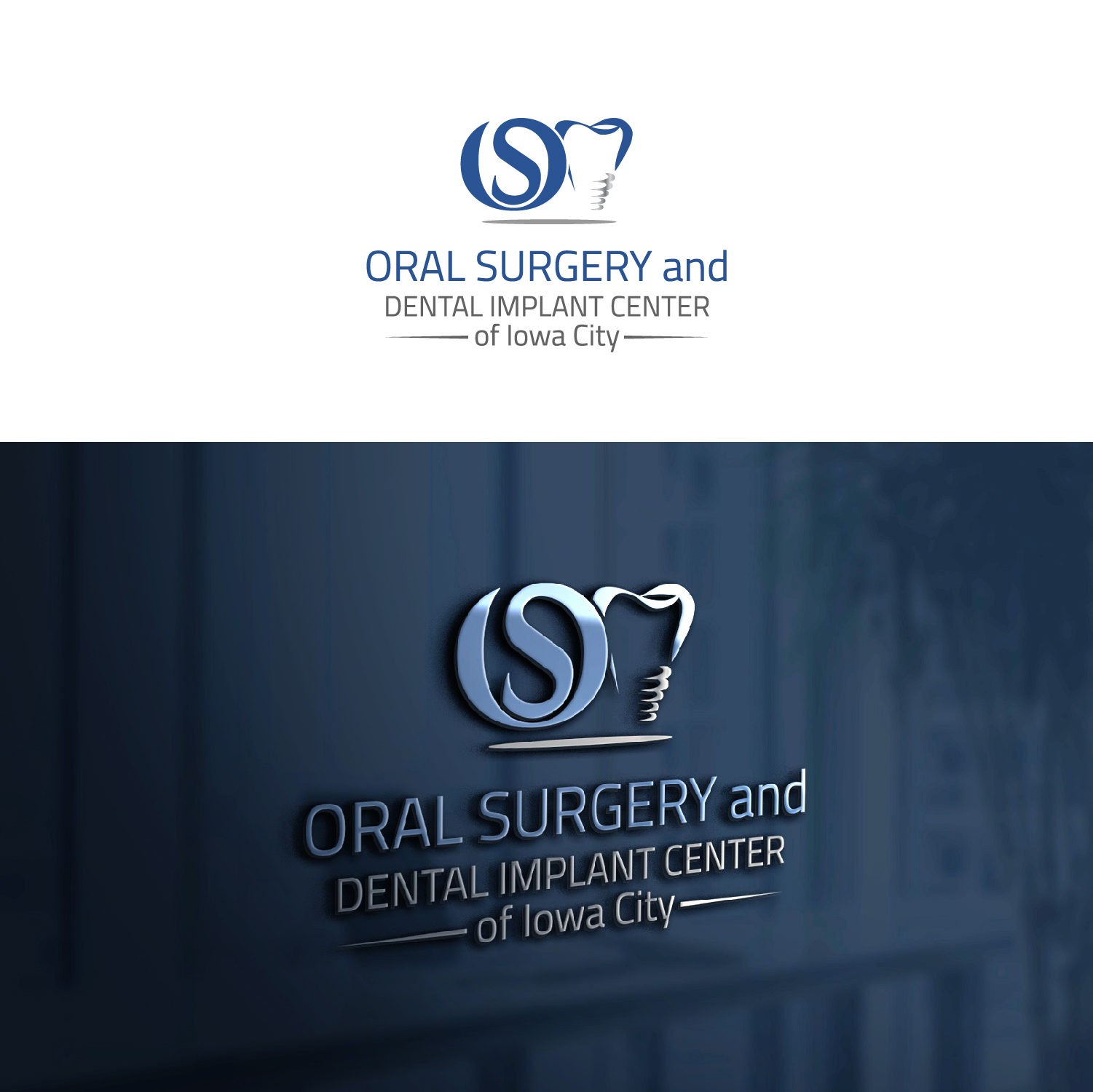 Logo Design by S.H Designs for Oral Surgery Associates of Iowa City | Design #30777993