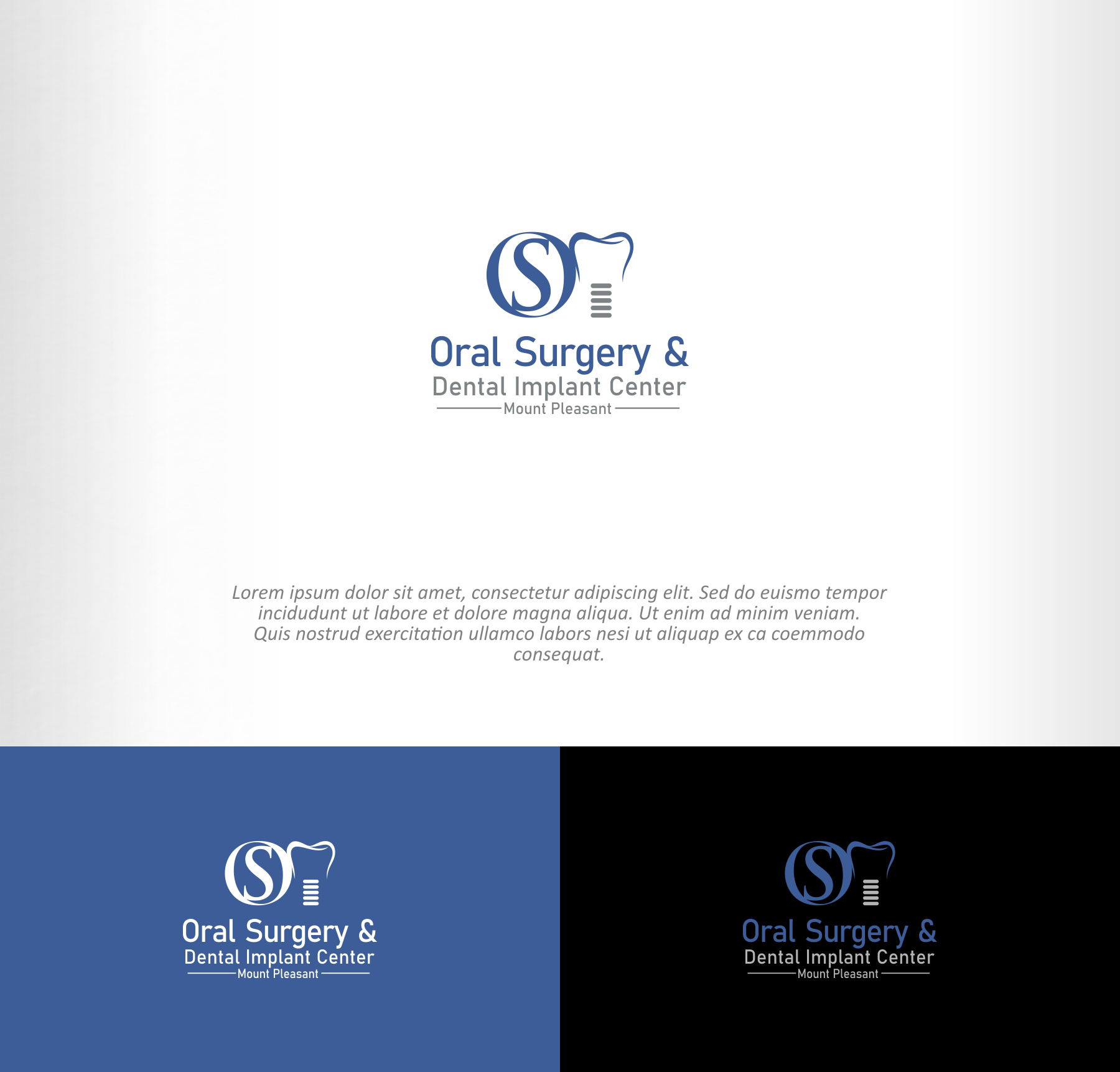 Logo Design by Abici for Oral Surgery Associates of Iowa City | Design #30809691