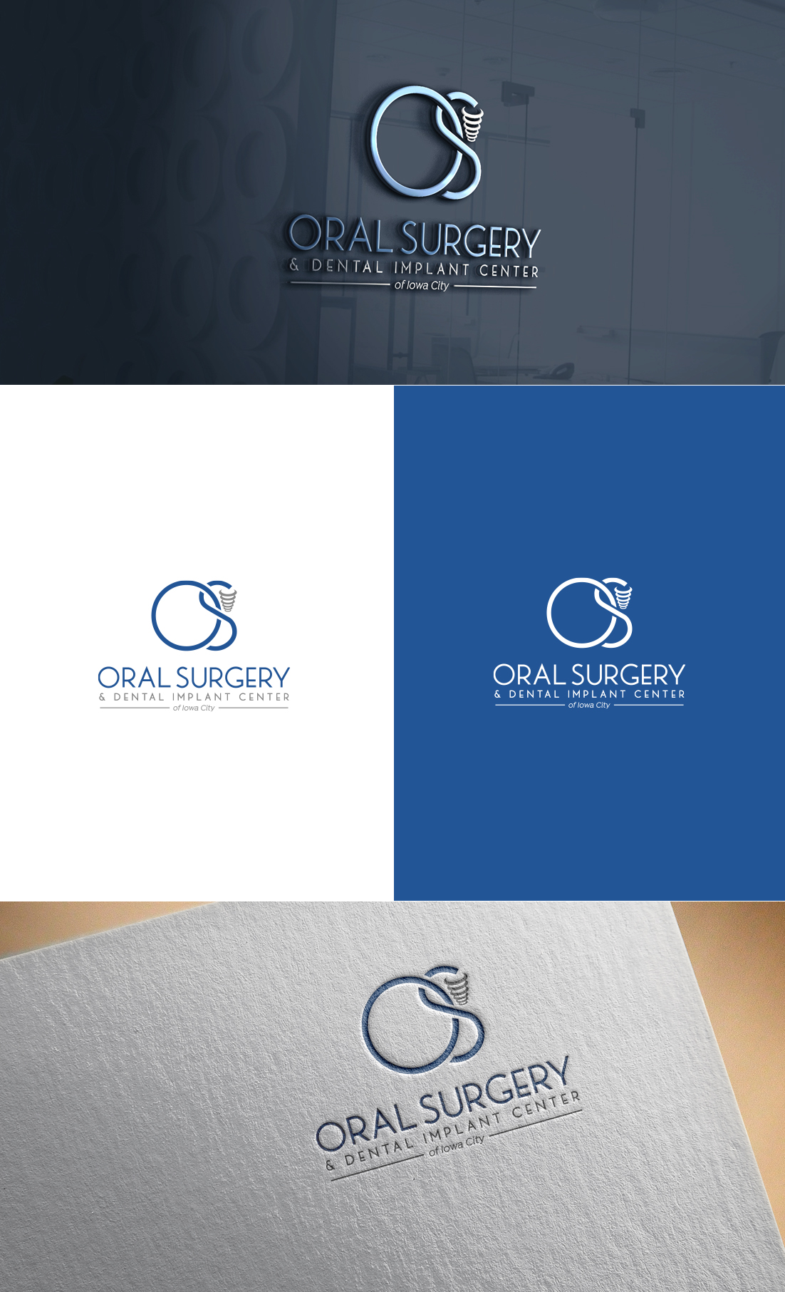 Logo Design by GLDesigns for Oral Surgery Associates of Iowa City | Design #30778301