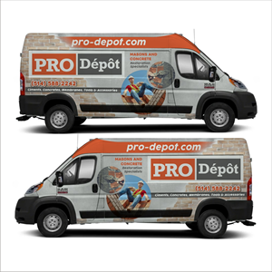Car Wrap-Design von DG+ für Pro-Depot Inc. | Design: #30799973