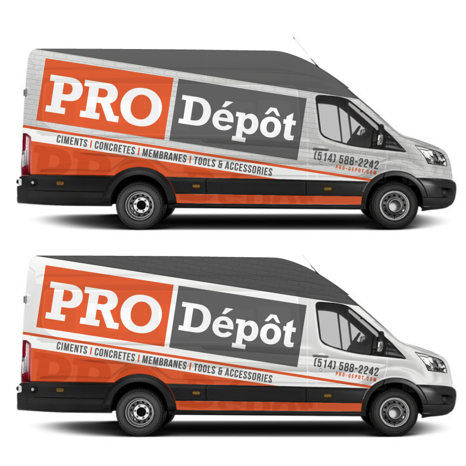 Car Wrap-Design von Yoga Tri für Pro-Depot Inc. | Design #30814723