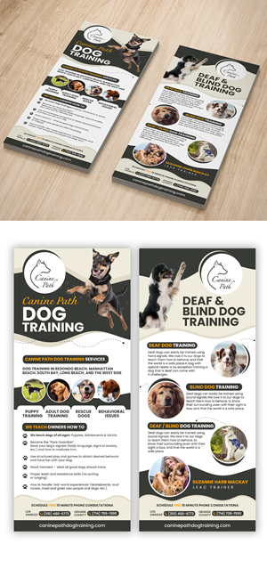 Diseño de Brochure por debdesign para Canine Path | Diseño: #30789451