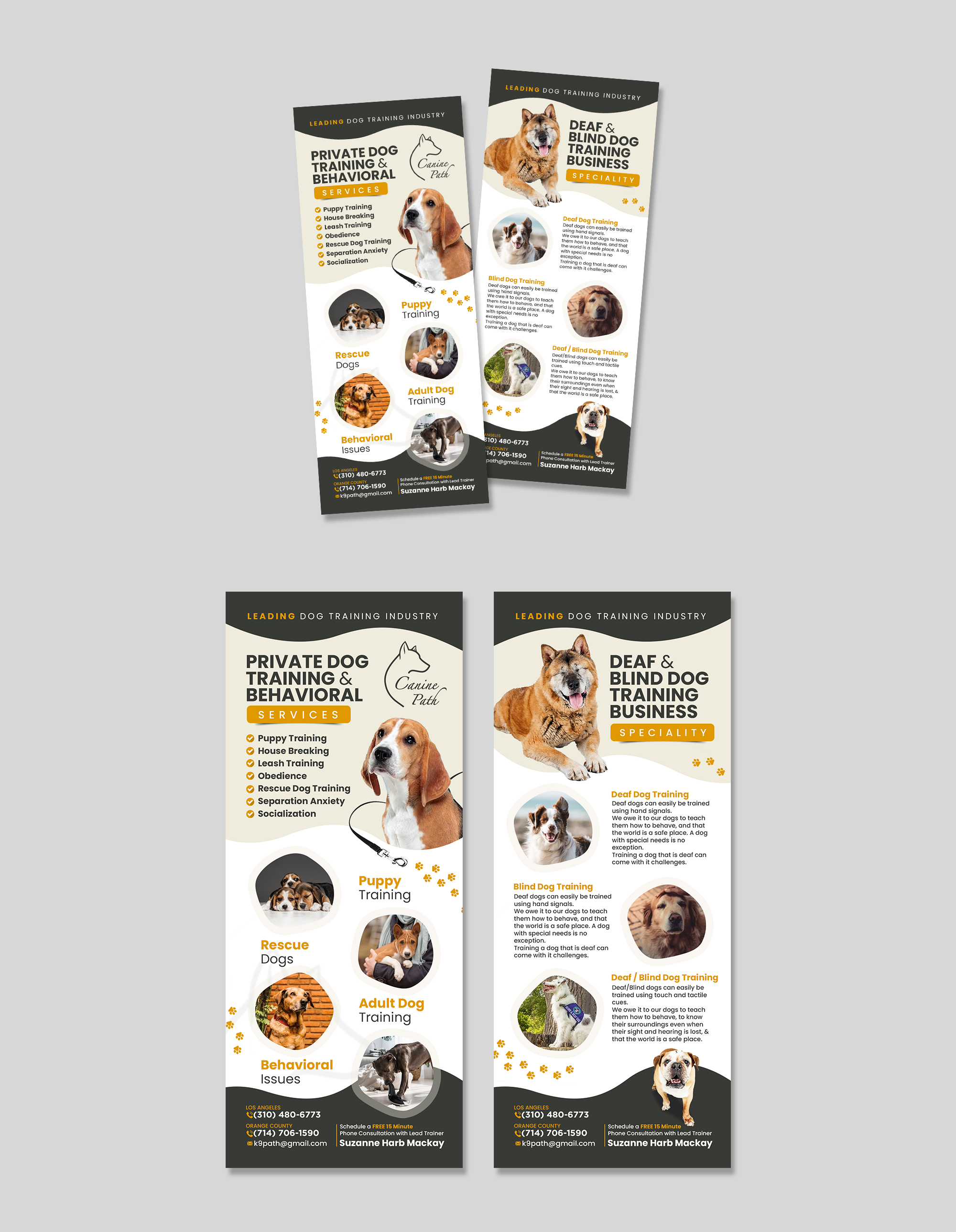 Brochure Design by debdesign for Canine Path | Design #30789869