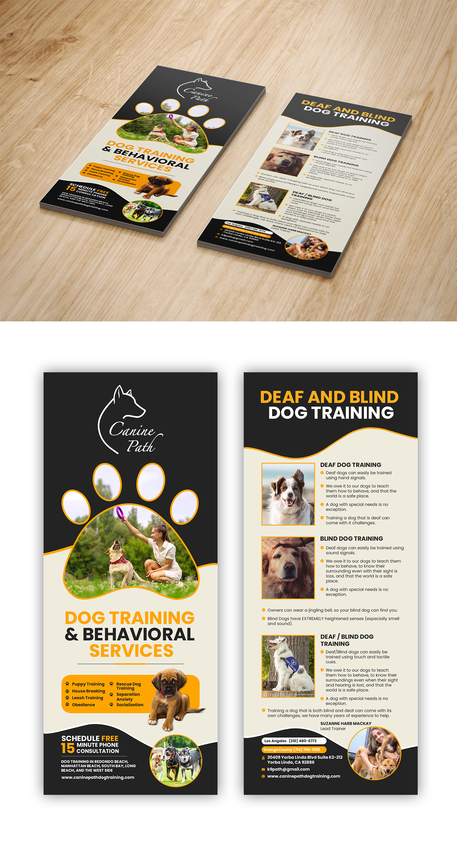 Brochure Design by debdesign for Canine Path | Design #30790687
