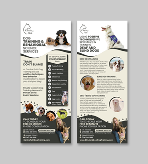 Diseño de Brochure por debdesign para Canine Path | Diseño: #30872581
