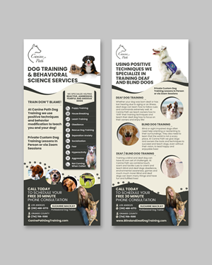 Diseño de Brochure por debdesign para Canine Path | Diseño: #30877870