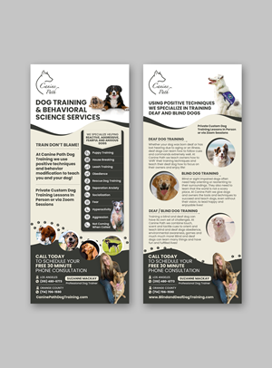 Diseño de Brochure por debdesign para Canine Path | Diseño: #30880341