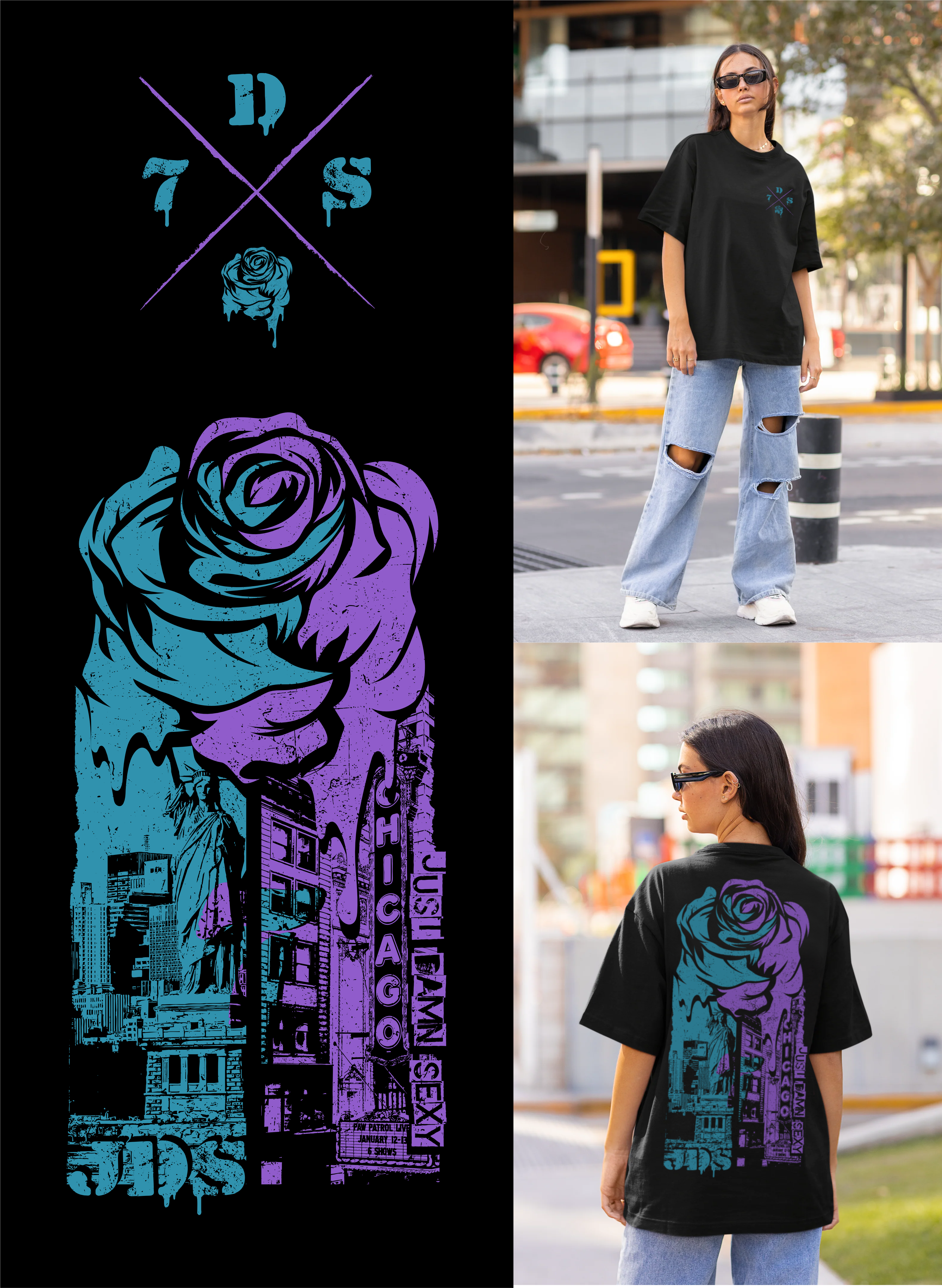 T-shirt Design by DoppelGanger Studio for JDS- just deliver success  | Design #30797456