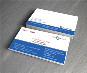 Visitenkarten-Design von Riyad für Coles Chiropractic Center, PLLC | Design #3102711