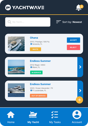 App-Design von abu931102 für YachtWave | Design: #30811601