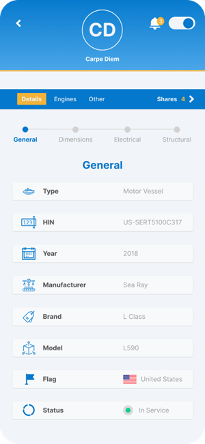 App-Design von abu931102 für YachtWave | Design: #30811865