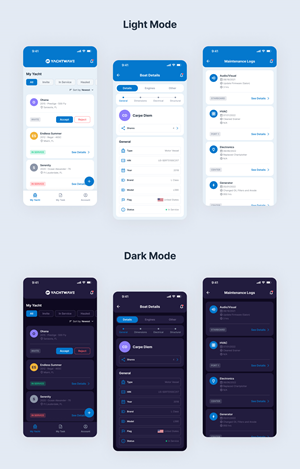 Diseño de aplicación (App) por Haidarradam para YachtWave | Diseño: #30817963