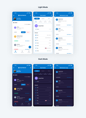 Diseño de aplicación (App) por Haidarradam para YachtWave | Diseño: #30830611