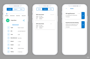 App Design by pb for YachtWave | Design: #30792941