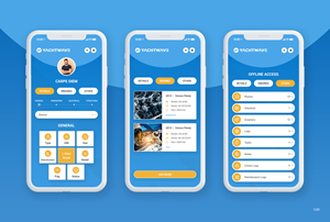 App Design by pb for YachtWave | Design: #30792942
