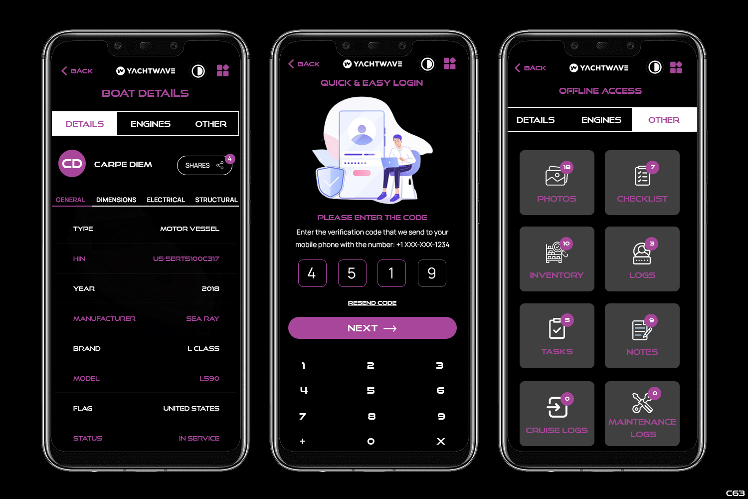 App Design by pb for YachtWave | Design #30792948