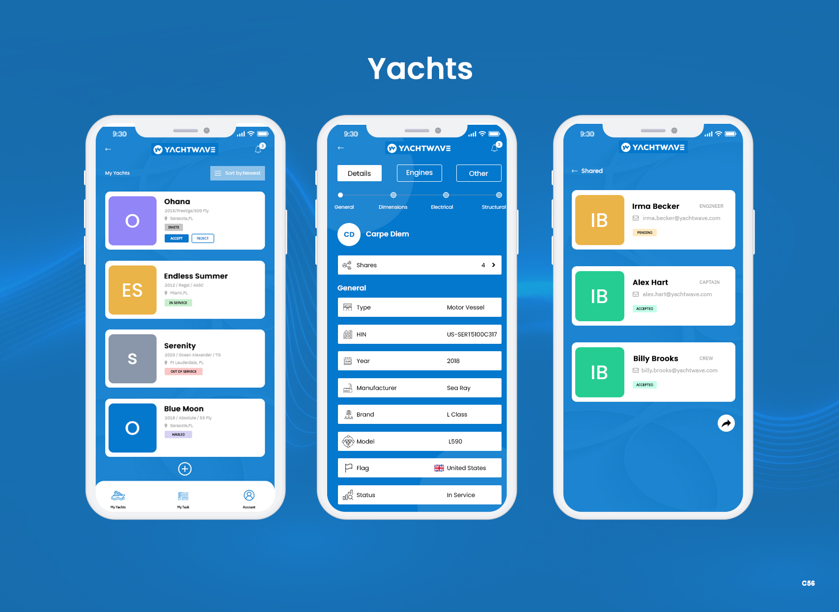 Design Application par pb pour YachtWave | Design #30798789
