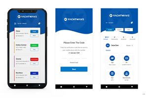 App Design by pb for YachtWave | Design: #30798790