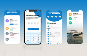 App Design by pb for YachtWave | Design: #30798794