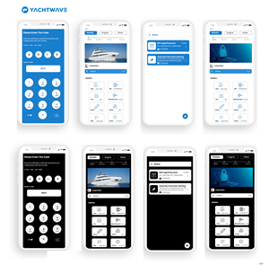 Diseño de aplicación (App) por pb para YachtWave | Diseño: #30798797