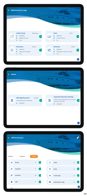 Diseño de aplicación (App) por pb para YachtWave | Diseño: #30809051