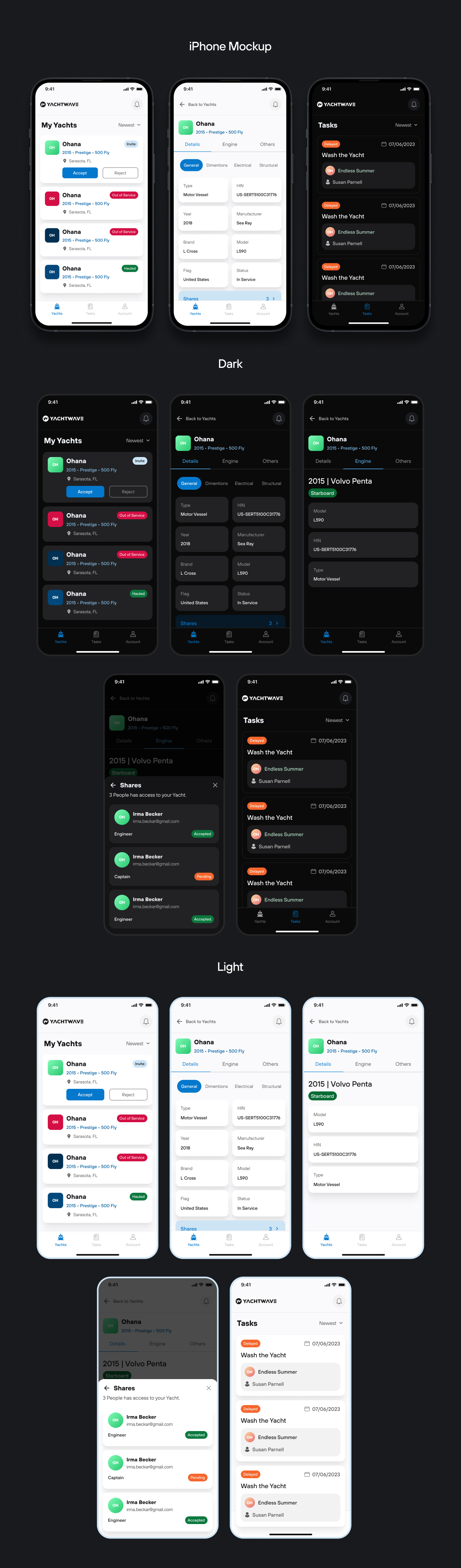 App Design by sandeep223 for YachtWave | Design #30822131