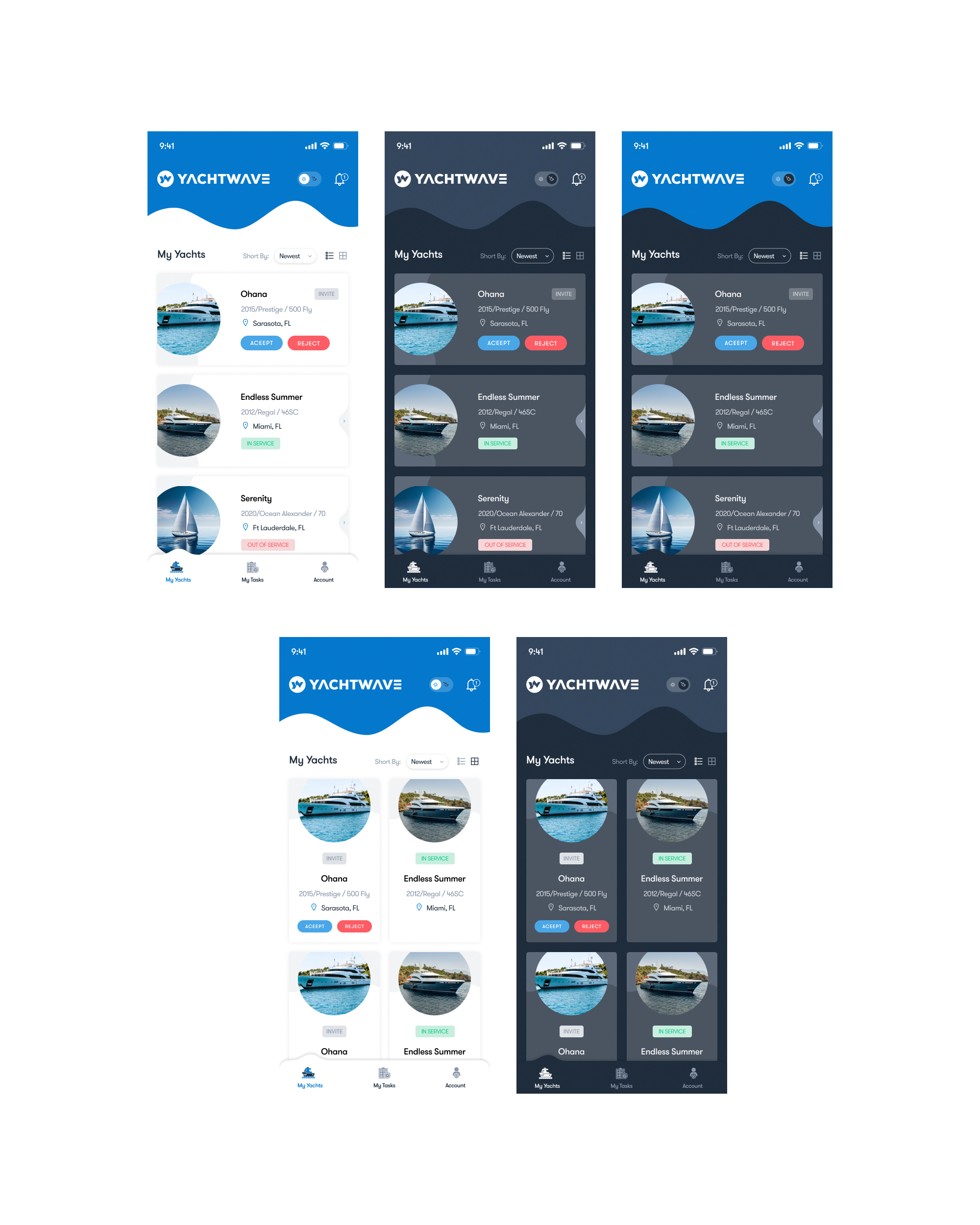 App-Design von Ved Web Services für YachtWave | Design #30791456