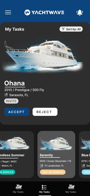 App-Design von Fusionex Studio für YachtWave | Design: #30804095