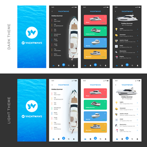 App Design by Graphic Guy for YachtWave | Design: #30808189