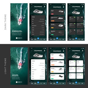 App Design by Graphic Guy for YachtWave | Design #30815137